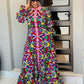 Multi coloured maxi dress - Dress